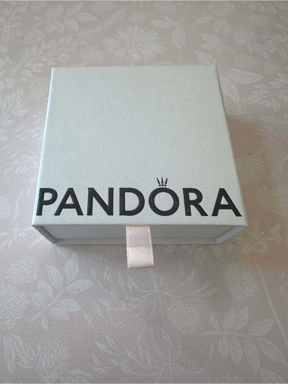 Pandora Sparkling Barrel Clasp Bangle Charm Bracelet